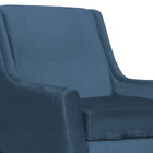 Poltrona Ariane Luxo Suede Cores - Ds Estofados - Azul Royal