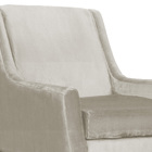 Poltrona Ariane Luxo Suede Cores - Ds Estofados - Bege