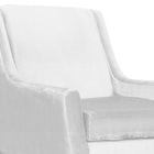 Poltrona Ariane Luxo Suede Cores - Ds Estofados - Branco