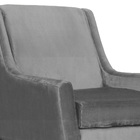 Poltrona Ariane Luxo Suede Cores - Ds Estofados - Cinza