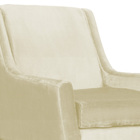 Poltrona Ariane Luxo Suede Cores - Ds Estofados - Marfim