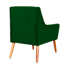 Poltrona Ariane Luxo Suede Cores - Ds Estofados - Verde