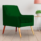 Poltrona Ariane Luxo Suede Cores - Ds Estofados - Verde