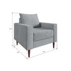 Poltrona Ascona Cinza Sofá Go