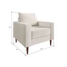 Poltrona Ascona Off White Sofá Go