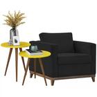 Poltrona Aspen E Mesas Laterais Bia Dmonegatto