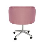 Poltrona Atenas Com Rodízio Decoração Sala De Estar Rose