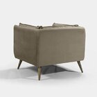 Poltrona Atenas Estofados Buriti Bege/claro