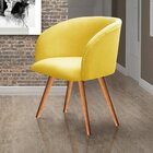 Poltrona Atenas Pé Palito Decorativa Para Sala De Estar Amare