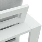 POLTRONA ATHENA ALU  BCO NATERIAL