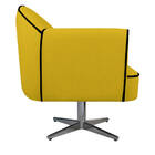 Poltrona Athena Base Giratória Metal Corano  - Doce Sonho Móv