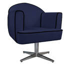 Poltrona Athena Base Giratória Metal Corano  - Doce Sonho Móv