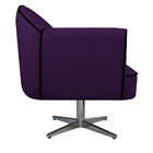 Poltrona Athena Base Giratória Metal Suede  - Amarena Móveis