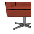 Poltrona Athena Base Giratória Metal Suede  - Doce Sonho Móve