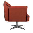 Poltrona Athena Base Giratória Metal Suede  - Doce Sonho Móve