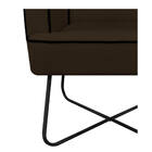 Poltrona Athena Base X Corano  - Amarena Móveis - Marrom