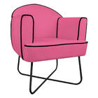 Poltrona Athena Base X Corano  - Amarena Móveis - Pink