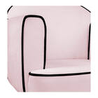 Poltrona Athena Base X Corano  - Doce Sonho Móveis - Rosa Bebê