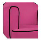 Poltrona Athena Base X Suede  - Doce Sonho Móveis - Pink