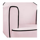 Poltrona Athena Pés Palito Corano  - Doce Sonho Móveis - Rosa