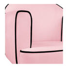 Poltrona Athena Pés Palito Suede  - Doce Sonho Móveis - Rosa