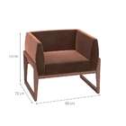 Poltrona Atlan Amêndoa