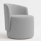 Poltrona Aura Decorativa Orgânica Bouclé Premium de Luxo para