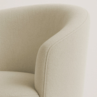 Poltrona Aura Decorativa Orgânica Bouclé Premium de Luxo para