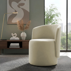 Poltrona Aura Decorativa Orgânica Bouclé Premium de Luxo para