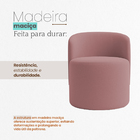 Poltrona Aura Decorativa Orgânica Bouclé Premium De Luxo Para