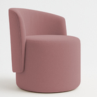 Poltrona Aura Decorativa Orgânica Bouclé Premium De Luxo Para