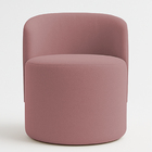 Poltrona Aura Decorativa Orgânica Bouclé Premium De Luxo Para