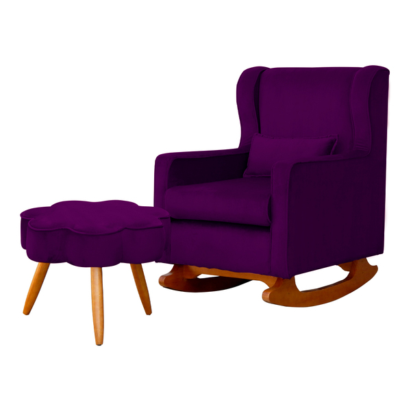 Poltrona Aurora Amamentação Balanço - Sala De Estar - Quarto