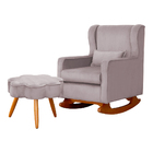 Poltrona Aurora Amamentação Balanço - Sala De Estar - Quarto