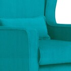 Poltrona Aurora Pés Balanço Luxo Suede Cores - Ds Estofados -