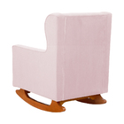 Poltrona Aurora Pés Balanço Luxo Suede Cores - Ds Estofados -