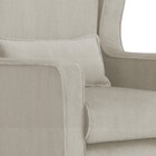 Poltrona Aurora Pés Balanço Luxo Suede Cores - Ds Estofados -