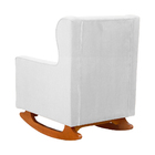 Poltrona Aurora Pés Balanço Luxo Suede Cores - Ds Estofados -