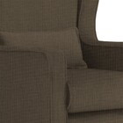 Poltrona Aurora Pés Em Balanço Linho Cores - Ds Estofados - C