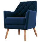 Poltrona Austin Veludo Azul