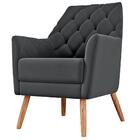 Poltrona Austin Veludo Cinza