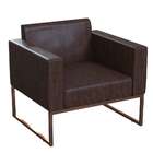 Poltrona Ayla Cobre E Tabaco