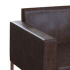 Poltrona Ayla Cobre E Tabaco