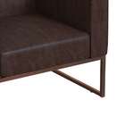 Poltrona Ayla Cobre E Tabaco