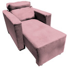 Poltrona Baby Amamentação Retratil E Reclinavel Florença Rosa