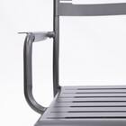 POLTRONA BAIXA CAFE II AÇO CINZA