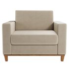 Poltrona Baixa Em Veludo Livia Yescasa Âmbar