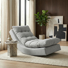 Poltrona Balance Decorativa Com Leve Balanço Bouclé Premium D