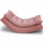 Poltrona Balance Exclusiva Bouclé Premium De Luxo Com Leve Ba