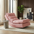 Poltrona Balance Exclusiva Bouclé Premium De Luxo Com Leve Ba